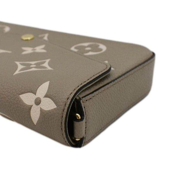 LOUIS VUITTON Felicie Pochette Giant Monogram Empreinte Crossbody Bag Bicolor