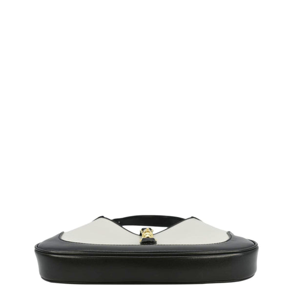 GUCCI Jackie 1961 Small Leather Shoulder Bag White 636706