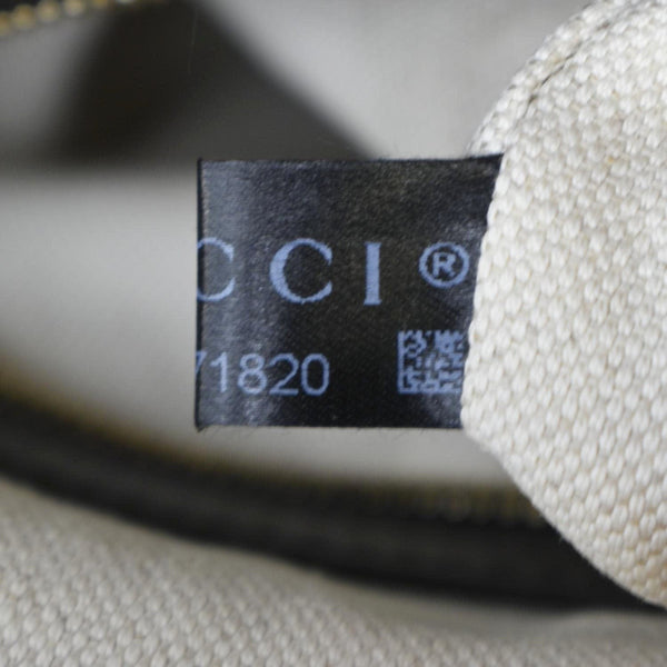 GUCCI Vintage Web Original GG Boston Bag Beige 247205