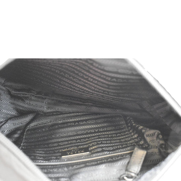 PRADA Vela Re-Edition Nylon Messenger Bag Black