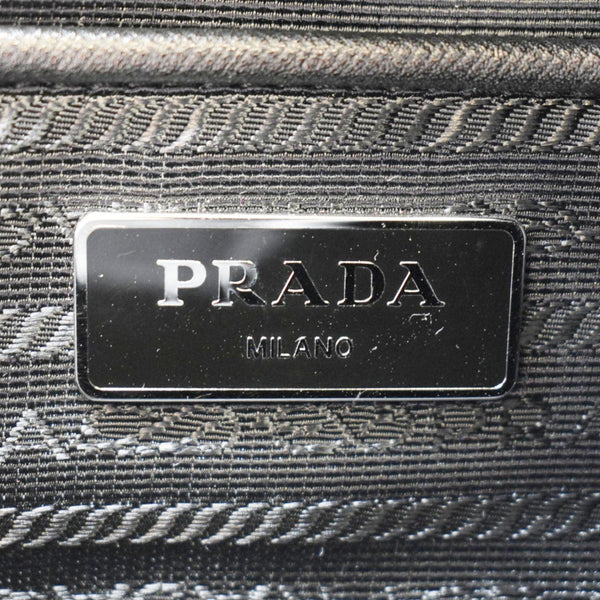 PRADA Vela Re-Edition Nylon Messenger Bag Black