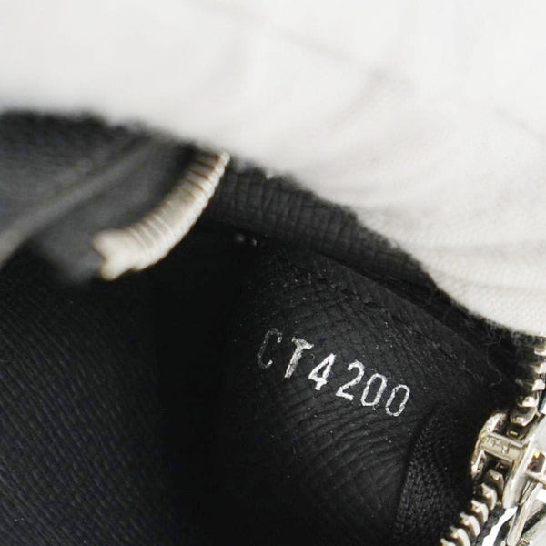 LOUIS VUITTON Damier Graphite Key Coin Pouch Black