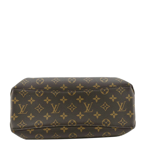 LOUIS VUITTON Rivoli PM Monogram Canvas Satchel Bag Brown