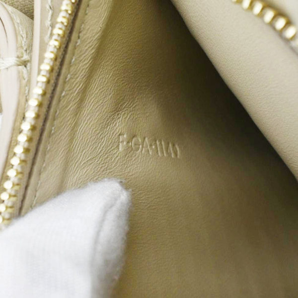 CELINE Classic Box Medium  Leather Flap Shoulder Bag Greige