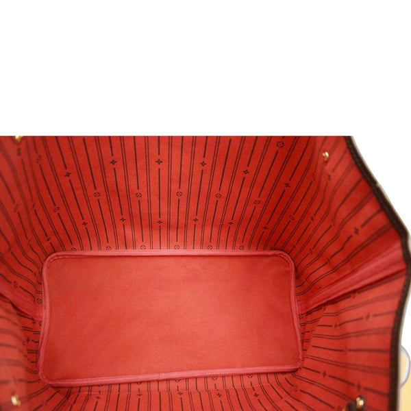 LOUIS VUITTON Neverfull GM Damier Ebene Tote Shoulder Bag Brown