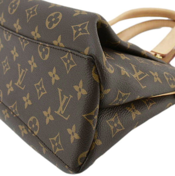 LOUIS VUITTON Rivoli PM Monogram Canvas Satchel Bag Brown