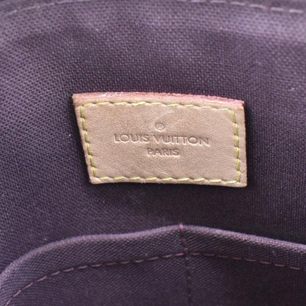 LOUIS VUITTON Rivoli PM Monogram Canvas Satchel Bag Brown