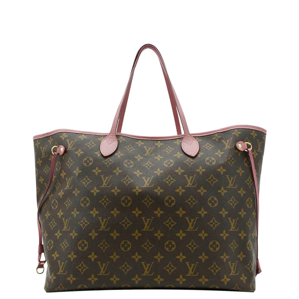 LOUIS VUITTON Neverfull GM Articles De Voyages Monogram Canvas Tote Bag Brown