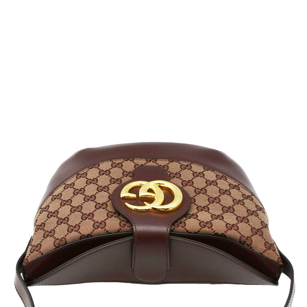 GUCCI Arli Medium Canvas Brown upper look