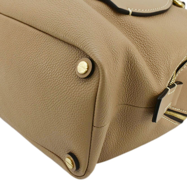 CHLOE Daria Medium Calfskin Leather Shoulder Bag Brown