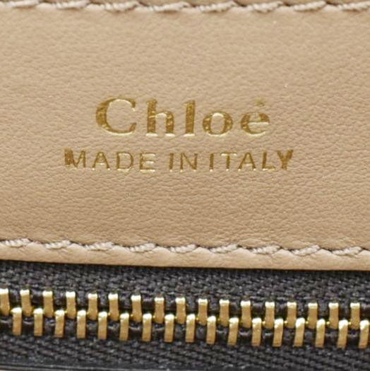 CHLOE Daria Medium Calfskin Leather Shoulder Bag Brown