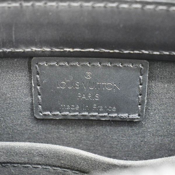 LOUIS VUITTON Alston Monogram Mat Shoulder Bag Black