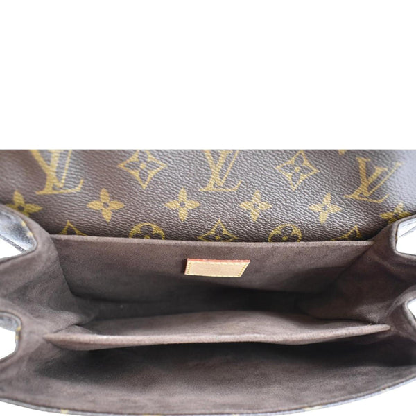 LOUIS VUITTON Metis Pochette Monogram Canvas Crossbody Bag Brown
