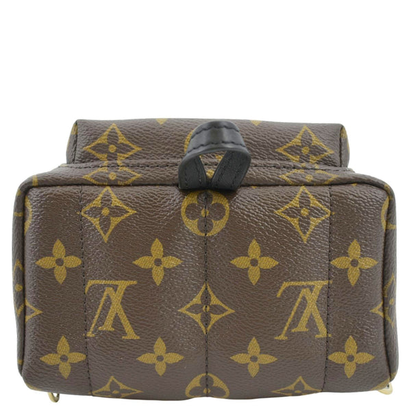LOUIS VUITTON Palm Springs Mini Monogram Canvas Backpack Brown