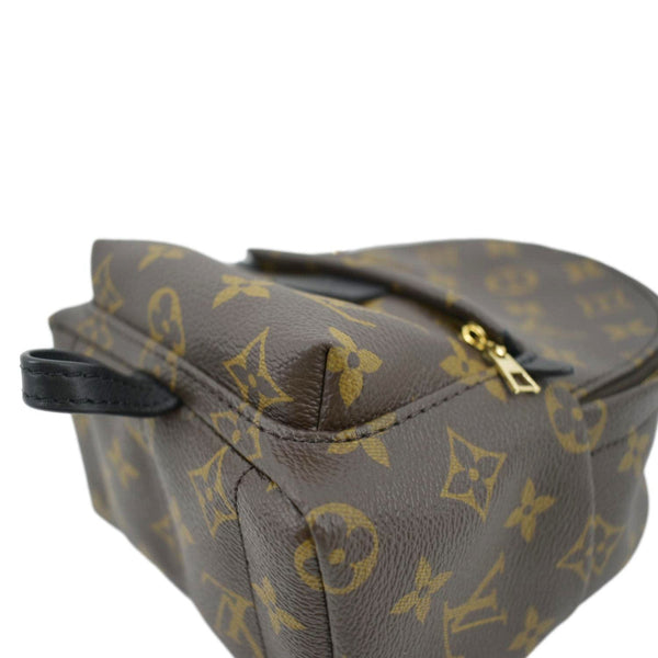 LOUIS VUITTON Palm Springs Mini Monogram Canvas Backpack Brown