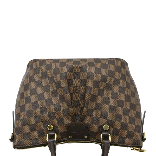 LOUIS VUITTON Damier Ebene Shoulder Bag Brown upper look