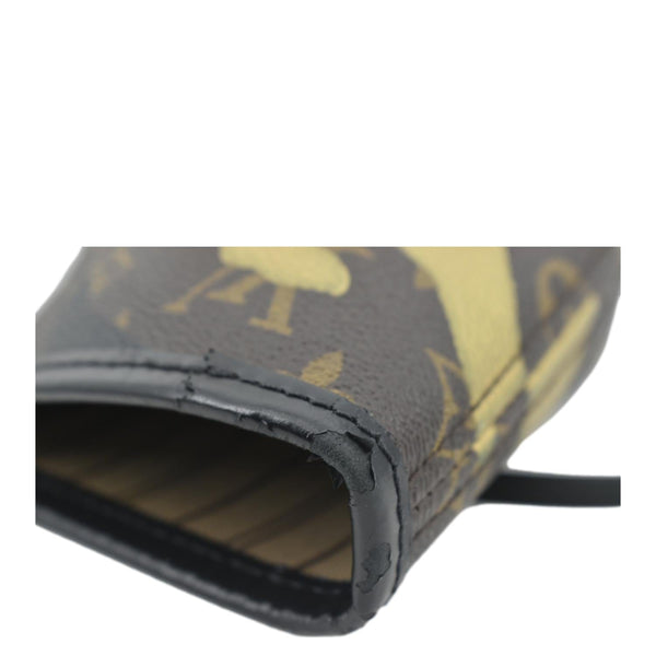 LOUIS VUITTON X LOL Neverfull MM Monogram Canvas Bag with right side view