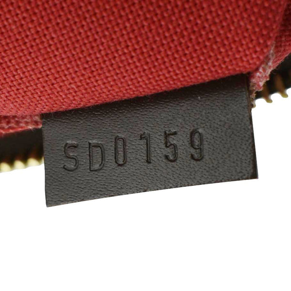 LOUIS VUITTON Siena PM Damier Ebene Shoulder Bag Brown