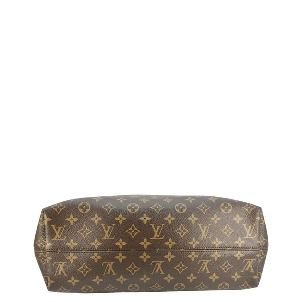 LOUIS VUITTON Graceful MM Monogram Canvas Shoulder Bag Brown