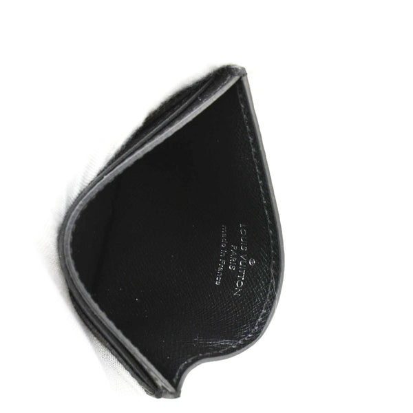 LOUIS VUITTON Neo Porte Cartes Monogram Macassar Card Holder Black