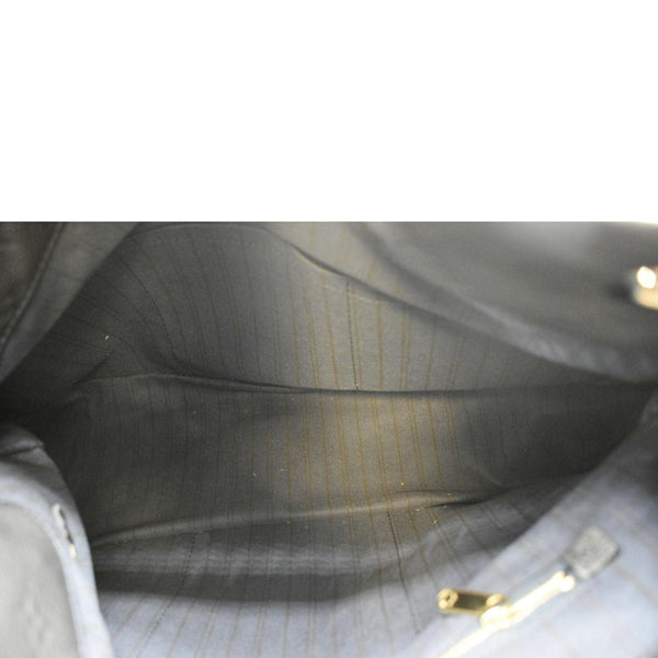 LOUIS VUITTON Artsy MM Empreinte Leather Shoulder Bag Navy Blue