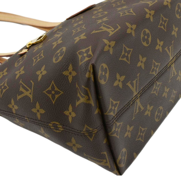 LOUIS VUITTON Iena PM Monogram Canvas Shoulder Bag Brown