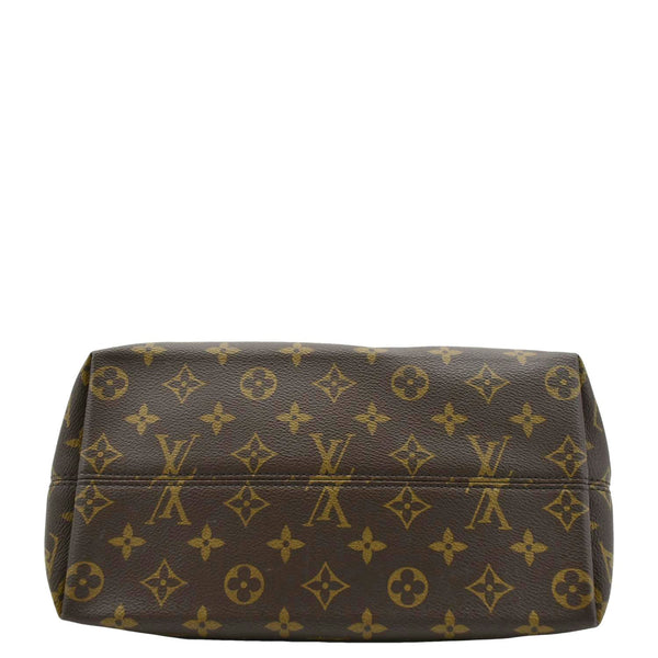 LOUIS VUITTON Iena PM Monogram Canvas Shoulder Bag Brown