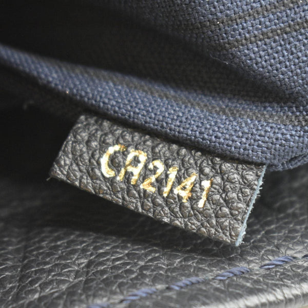 LOUIS VUITTON Artsy MM Empreinte Leather Shoulder Bag Navy Blue