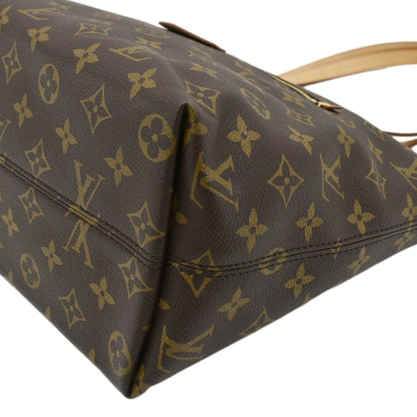 LOUIS VUITTON Iena PM Monogram Canvas Shoulder Bag Brown