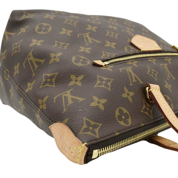 LOUIS VUITTON Iena PM Monogram Canvas Shoulder Bag Brown