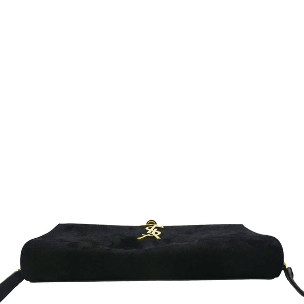 YVES SAINT LAURENT Kate Tassel Suede Crossbody Bag Black