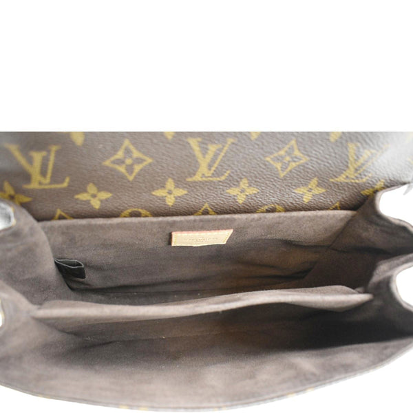 LOUIS VUITTON Metis Pochette Monogram Canvas Crossbody Bag Brown
