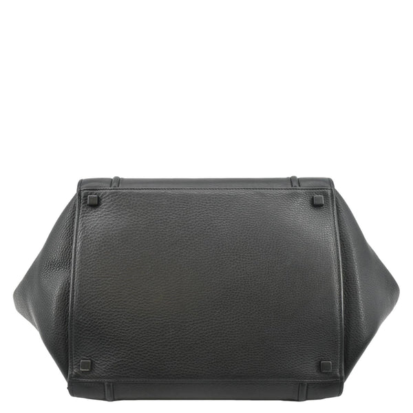 CELINE Luggage Phantom Medium Leather Tote Bag Black