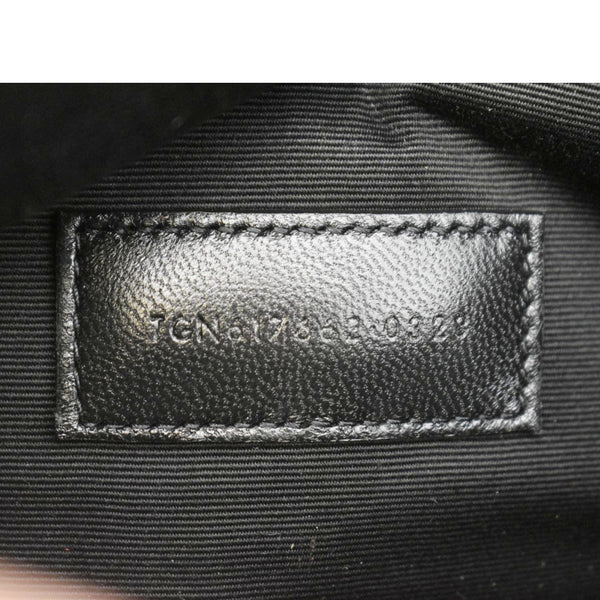 YVES SAINT LAURENT Cassandre Flap Leather Pouch Beige