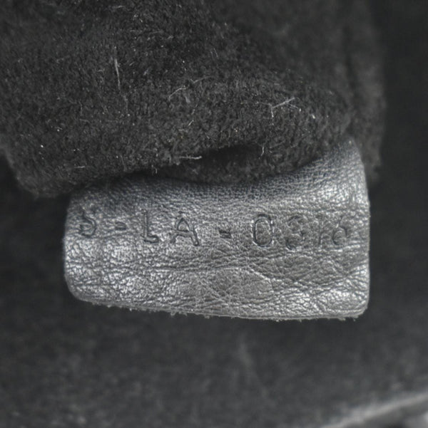 CELINE Luggage Phantom Medium Leather Tote Bag Black