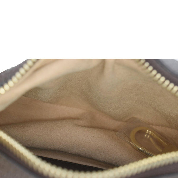 GUCCI Ophidia Mini GG Supreme Canvas Hobo Bag Beige 658551