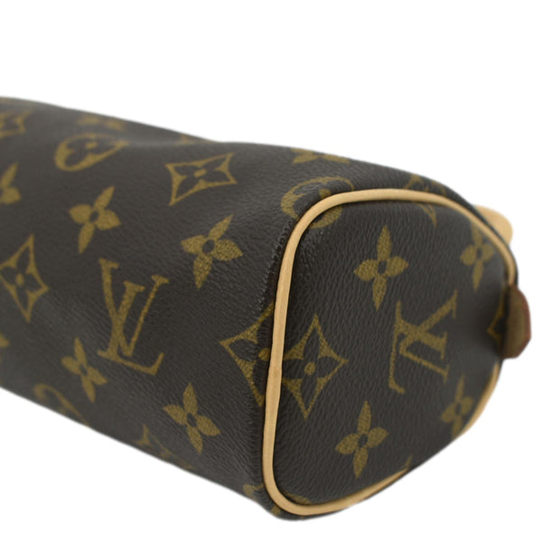 LOUIS VUITTON Mini Speedy HL Monogram Canvas Satchel Bag Brown