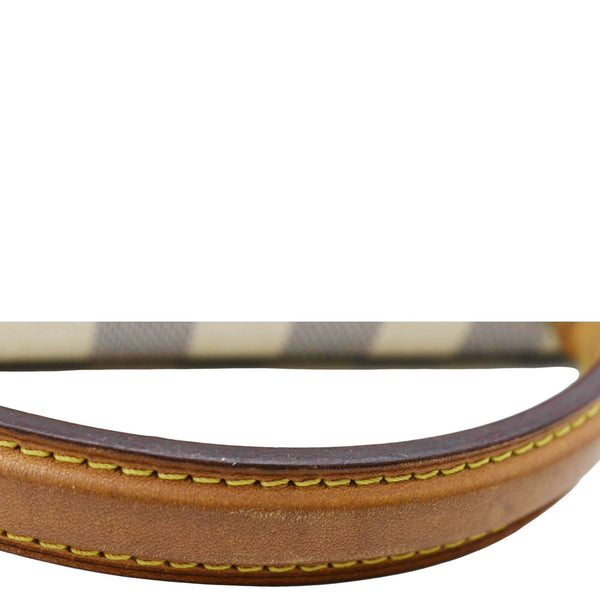 LOUIS VUITTON Croisette Damier Azur Satchel Crossbody Bag White