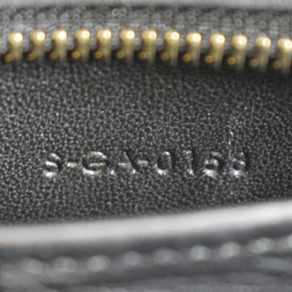 CELINE Luggage Calfskin Leather and Suede Crossbody Bag Tricolor