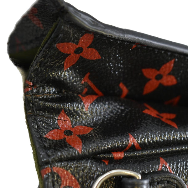 LOUIS VUITTON Metis Pochette Monogram Infrarouge Crossbody Bag Glossy Red