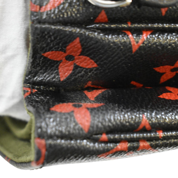 LOUIS VUITTON Metis Pochette Monogram Infrarouge Crossbody Bag Glossy Red