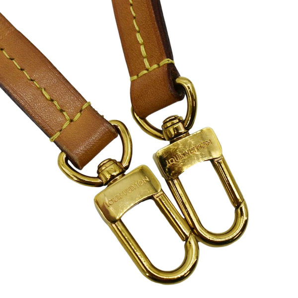 LOUIS VUITTON Croisette Damier Azur Satchel Crossbody Bag White