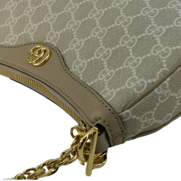 GUCCI Ophidia Small GG Supreme Canvas Hobo Bag Beige 735145