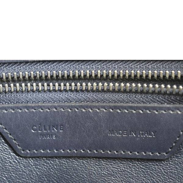 CELINE Micro Luggage Calfskin Leather Tote Bag Tri-Color