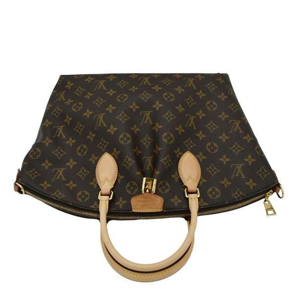 LOUIS VUITTON Boetie Monogram Canvas Shoulder Bag Brown