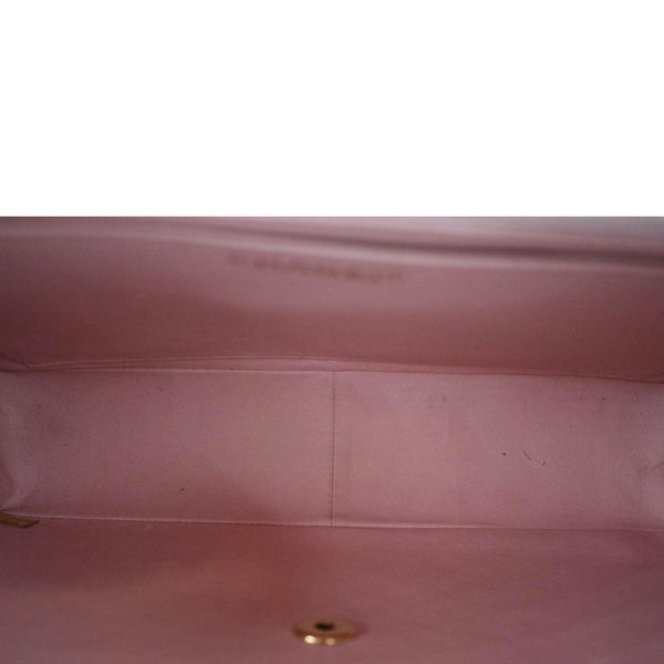 CHANEL Vintage Classic Jumbo Single Flap Caviar Leather Shoulder Bag Dusty Pink