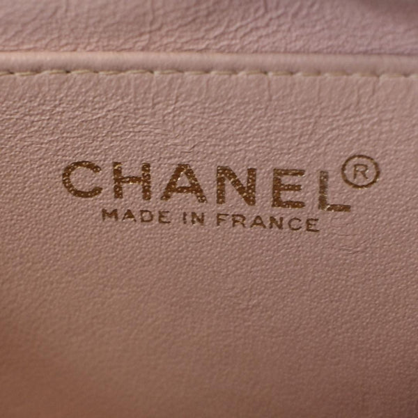 CHANEL Vintage Classic Jumbo Single Flap Caviar Leather Shoulder Bag Dusty Pink