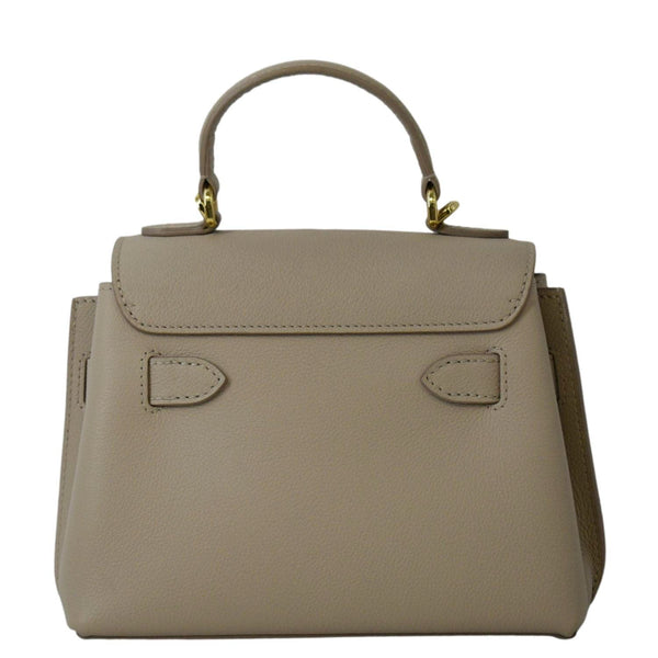 LOUIS VUITTON Mini Lockme Ever Leather Shoulder Bag Greige