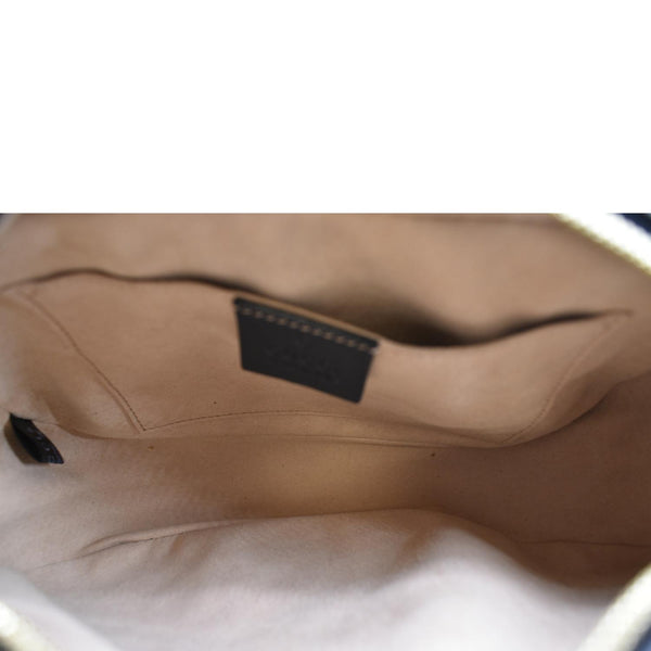 GUCCI Marmont Small Monogram Canvas Crossbody Camera Bag Beige 447632