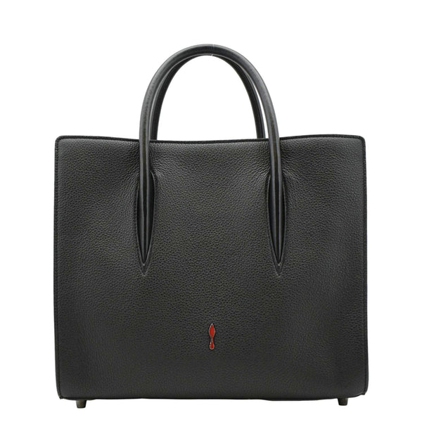 CHRISTIAN LOUBOUTIN Paloma Medium Leather Tote Bag Black